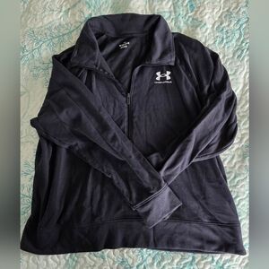 Under Armour 1x Black Quarter-Zip Pullover